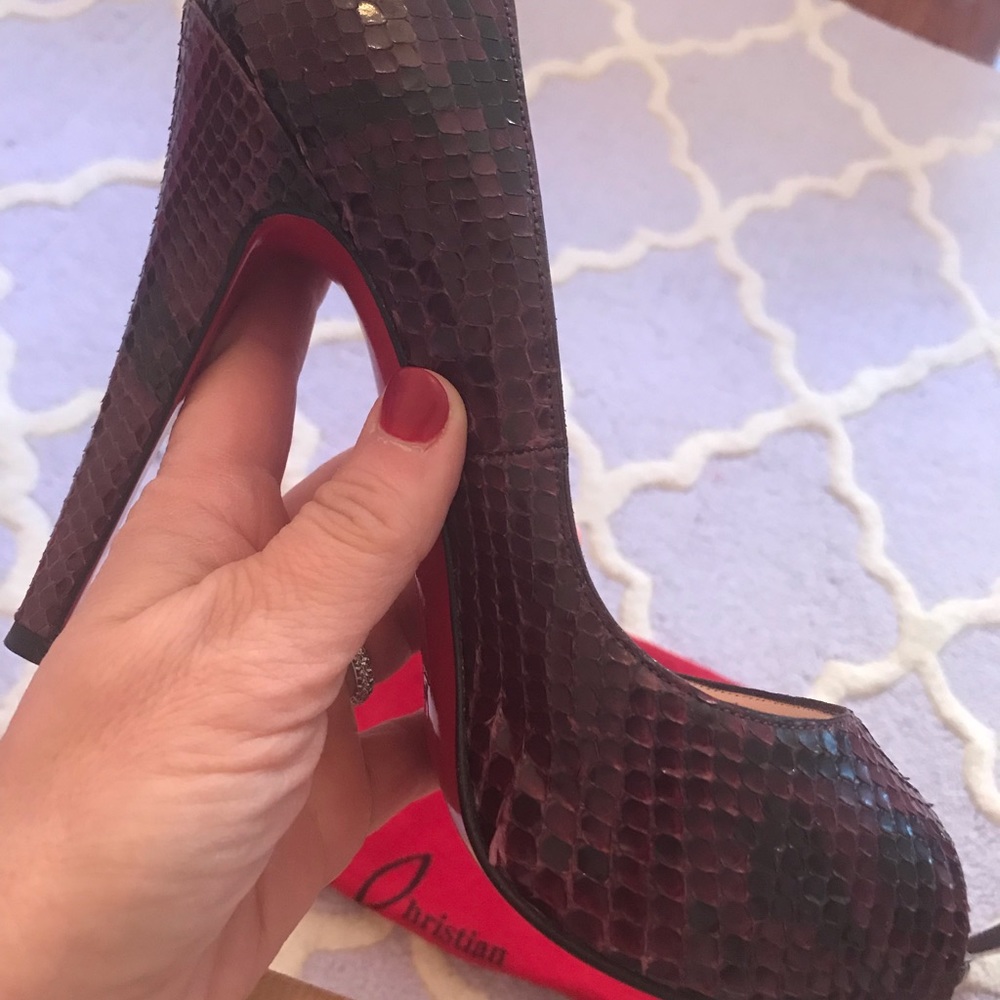 Christian Louboutin Python Very Prive 6.5 - image 5